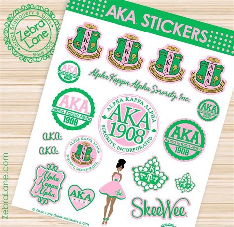 aka sorority stickers|sorority stickers greek u.